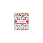 Santa and Presents Canvas Print - 8x10 (Personalized)