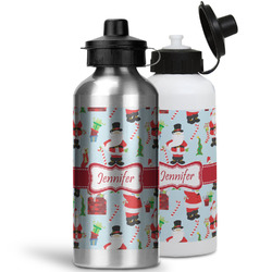 Santa and Presents Water Bottles - 20 oz - Aluminum (Personalized)