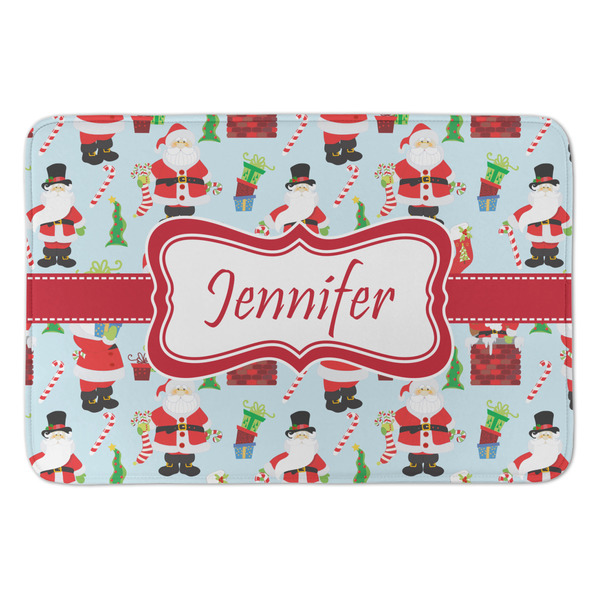 Custom Santa and Presents Anti-Fatigue Kitchen Mat (Personalized)