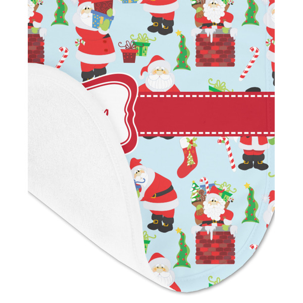 Santa and Presents Baby Bib - AFT detail