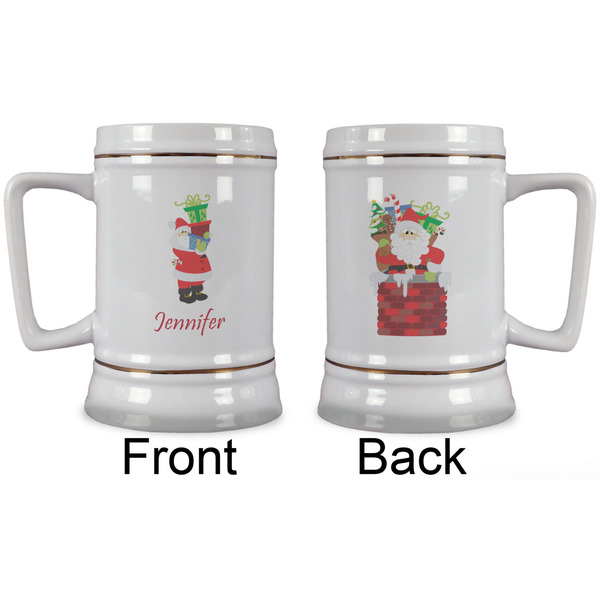Santa and Presents Beer Stein - Approval