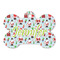 Santa and Presents Bone Shaped Dog ID Tag (Personalized)