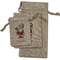 Santa and Presents Burlap Gift Bags - (PARENT MAIN) All Three
