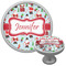 Santa and Presents Cabinet Knob (Silver) (Personalized)
