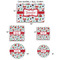 Santa and Presents Car Magnets - SIZE CHART