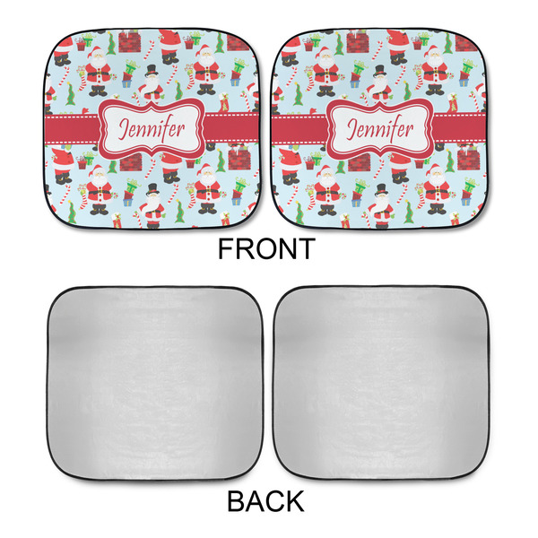 Santa and Presents Car Sun Shades - APPROVAL