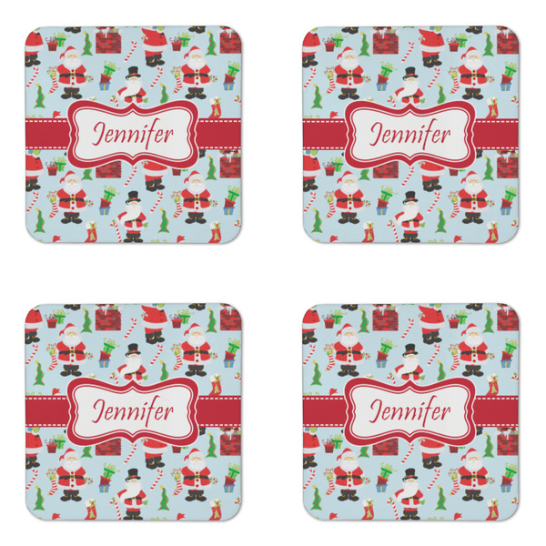 Santa and Presents Coaster Set - APPROVAL