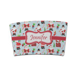 Santa and Presents Coffee Cup Sleeve (Personalized)