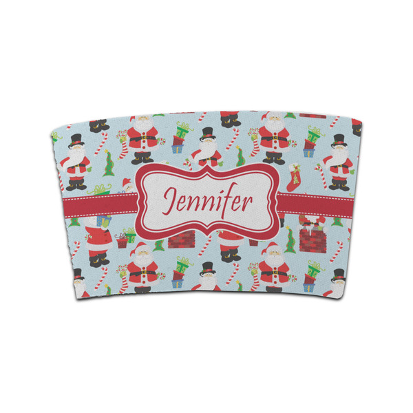 Custom Santa and Presents Coffee Cup Sleeve (Personalized)