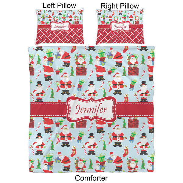 Santa and Presents Comforter Set - Queen - Approval