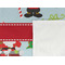 Santa and Presents Cooling Towel- Detail