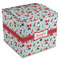 Santa and Presents Cube Favor Gift Box - Front/Main