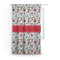Santa and Presents Custom Curtain With Window and Rod