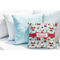 Santa and Presents Decorative Pillow Case - LIFESTYLE 2