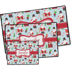 Santa and Presents Door Mat (Personalized)