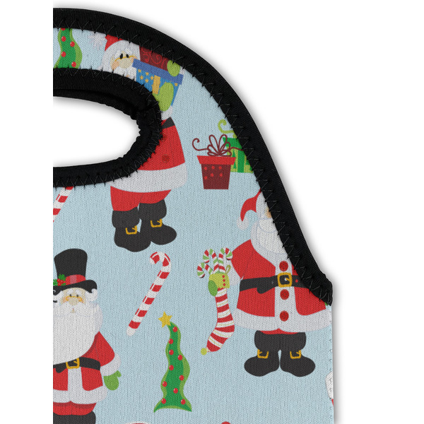 Santa and Presents Double Wine Tote - Detail 1 (new)