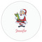 Santa and Presents Drink Topper - Large - Single