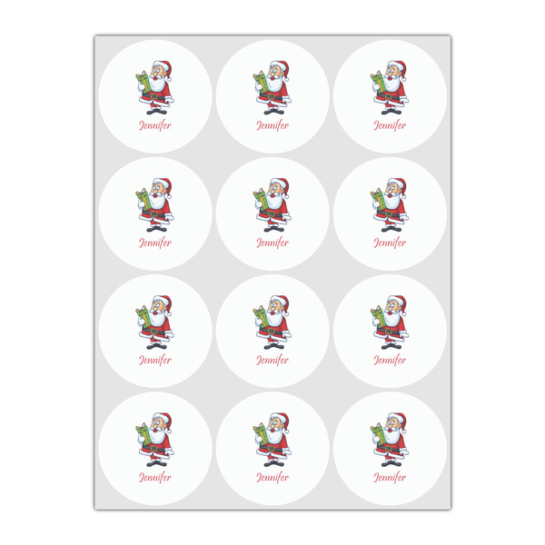 Santa and Presents Drink Topper - Small - Set of 12
