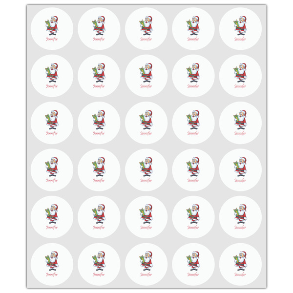 Santa and Presents Drink Topper - XSmall - Set of 30