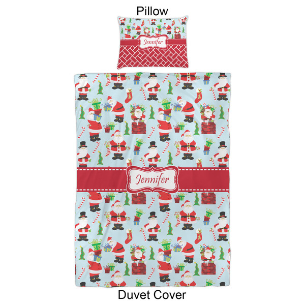 Santa and Presents Duvet Cover Set - Twin XL - Approval