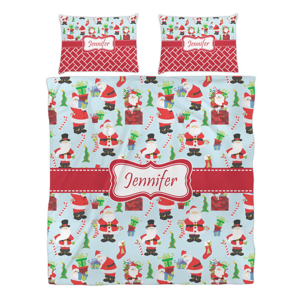 Santa and Presents Duvet cover Set - Queen - Alt Approval