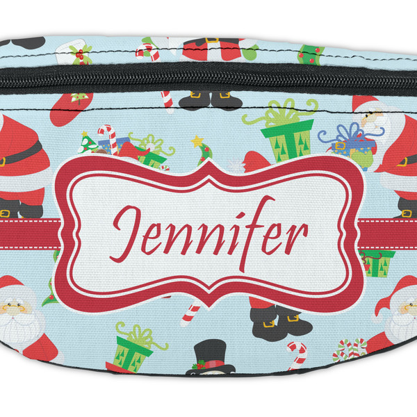Santa and Presents Fanny Pack - Closeup