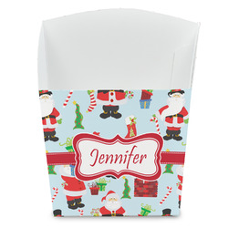 Santa and Presents French Fry Favor Boxes (Personalized)