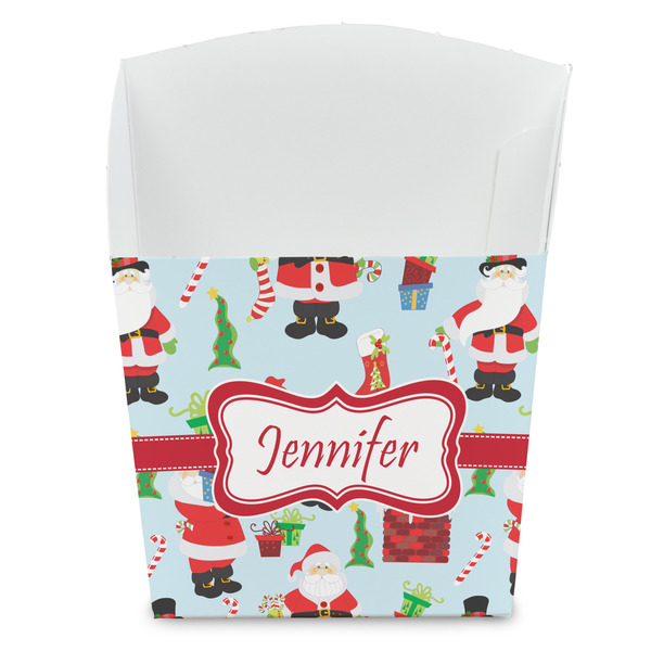 Custom Santa and Presents French Fry Favor Boxes (Personalized)