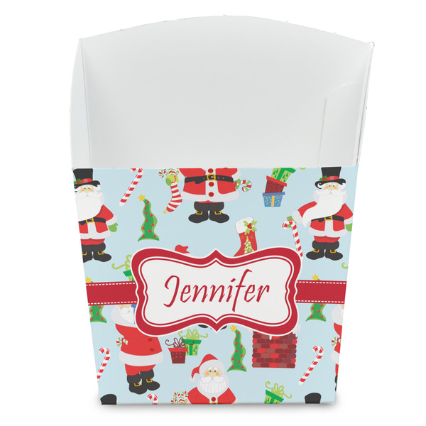Custom Santa and Presents French Fry Favor Boxes (Personalized)
