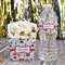 Santa and Presents French Fry Favor Box - w/ Water Bottle