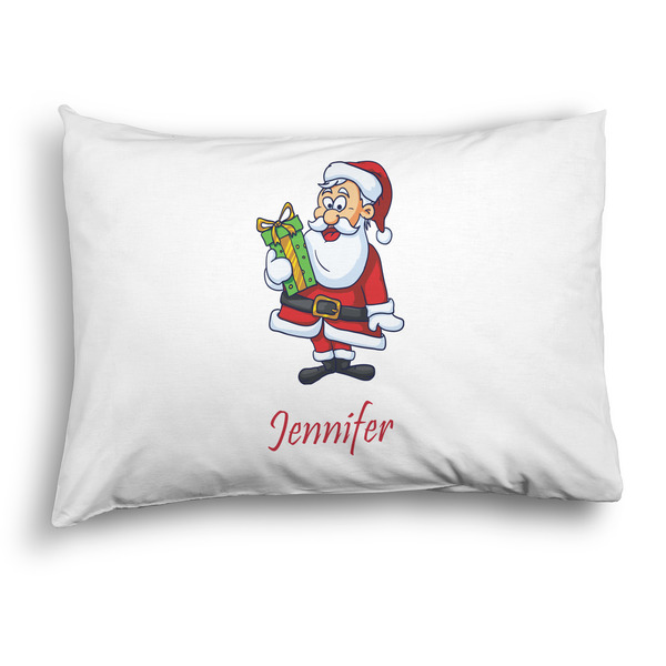 Custom Santa and Presents Pillow Case - Standard - Graphic (Personalized)