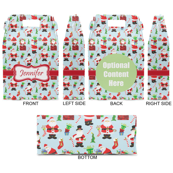 Santa and Presents Gable Favor Box - Approval