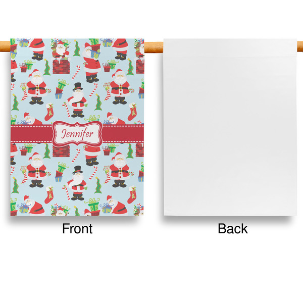 Santa and Presents Garden Flags - Large - Single Sided - APPROVAL