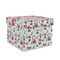 Santa and Presents Gift Boxes with Lid - Canvas Wrapped - Medium - Front/Main