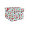 Santa and Presents Gift Box with Lid - Canvas Wrapped - Small (Personalized)