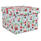 Santa and Presents Gift Boxes with Lid - Canvas Wrapped - XX-Large - Front/Main