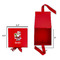 Santa and Presents Gift Boxes with Magnetic Lid - Red - Open & Closed