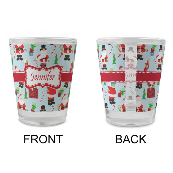 Santa and Presents Glass Shot Glass - Standard - APPROVAL