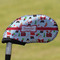 Santa and Presents Golf Club Cover - Front
