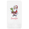 Santa and Presents Guest Napkin - Front View