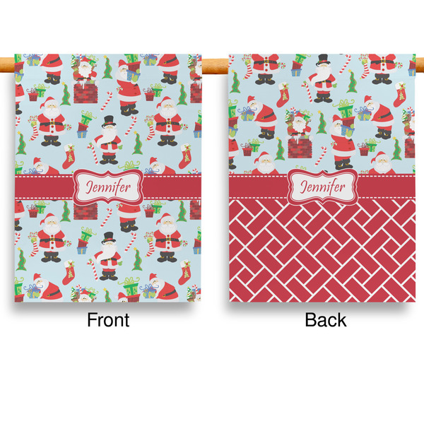 Santa and Presents House Flags - Double Sided - APPROVAL