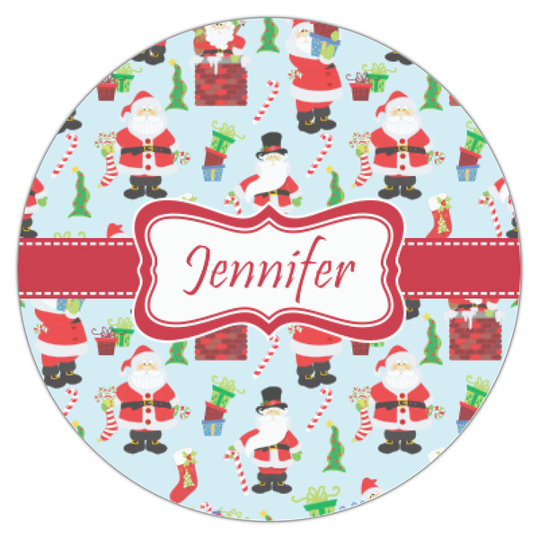 Santa and Presents Icing Circle - XSmall - Single