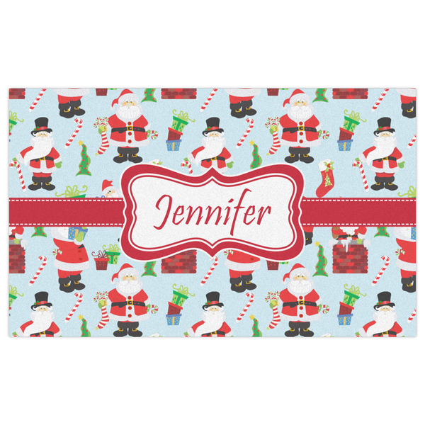 Santa and Presents Indoor / Outdoor Rug - 3'x5' - Front Flat