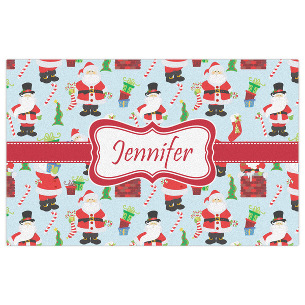 Santa and Presents Indoor / Outdoor Rug - 5'x8' - Front Flat