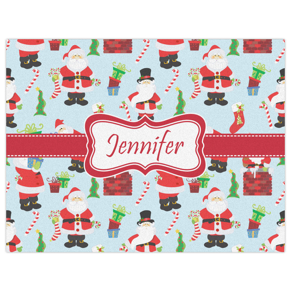 Santa and Presents Indoor / Outdoor Rug - 6'x8' - Front Flat