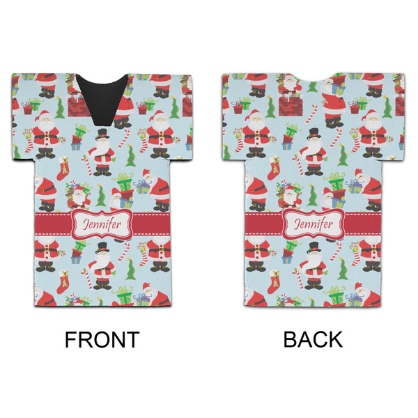 Santa and Presents Jersey Bottle Cooler - APPROVAL