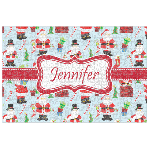 Custom Santa and Presents 1014 pc Jigsaw Puzzle (Personalized)