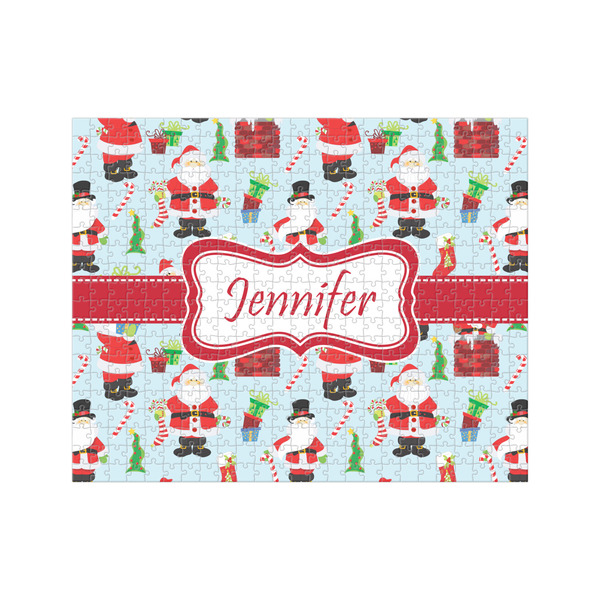 Custom Santa and Presents 500 pc Jigsaw Puzzle (Personalized)