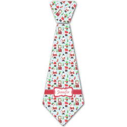 Santa and Presents Iron On Tie - 4 Sizes w/ Name or Text