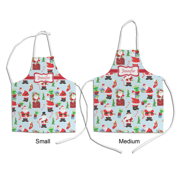 Santa and Presents Kid's Aprons - Comparison